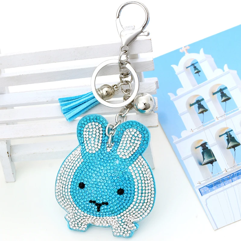 Женский брелок для ключей ZOSHI с подвеской в виде кролика | Украшения и аксессуары