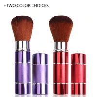 1pcs 12 52 2cm colorful beautiful professional women girls face beauty makeup cosmetic tool retractable kabuki blush brush