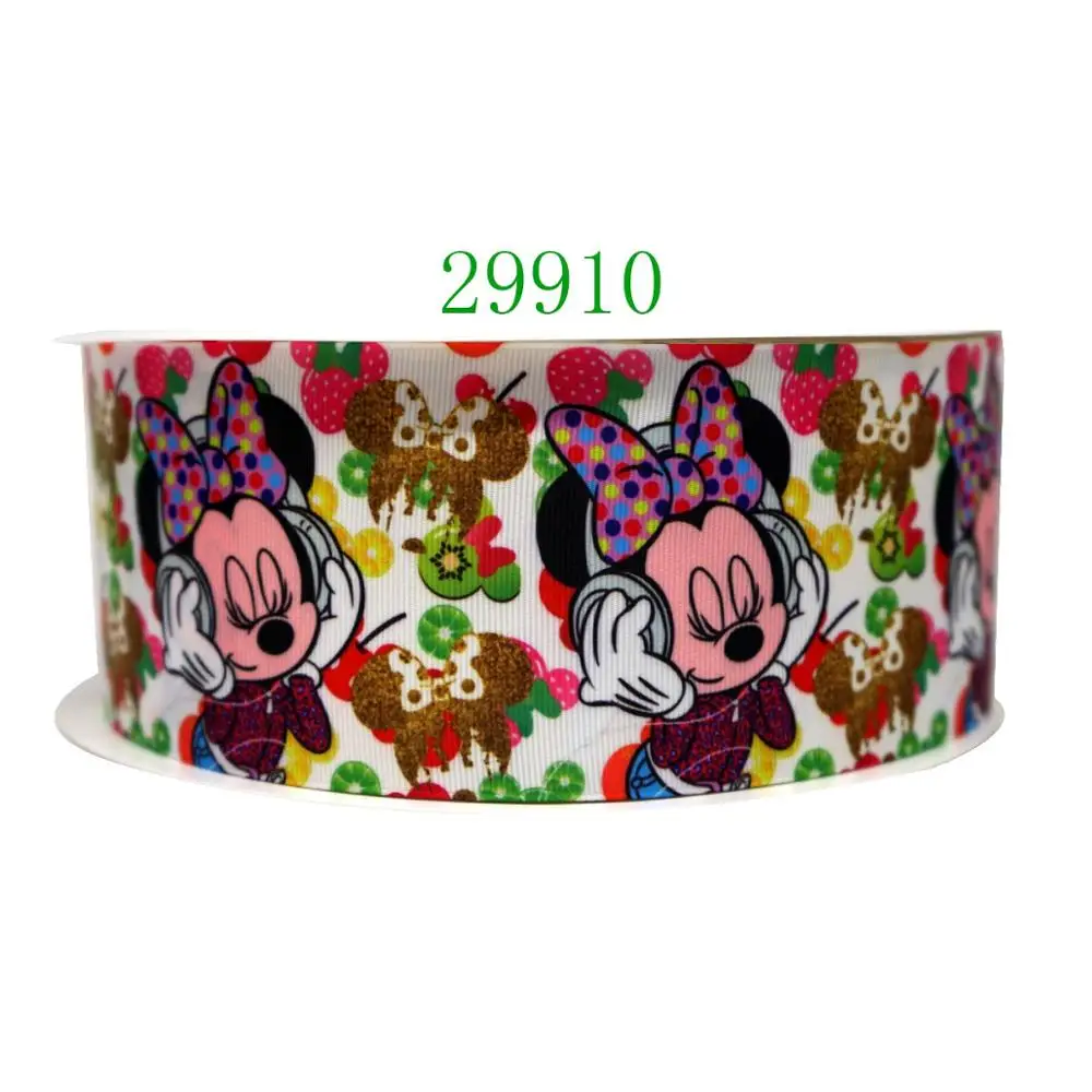 29910 50 ярдов Цветок напечатанный grosgrain ленты 30424 - Цвет: 29910