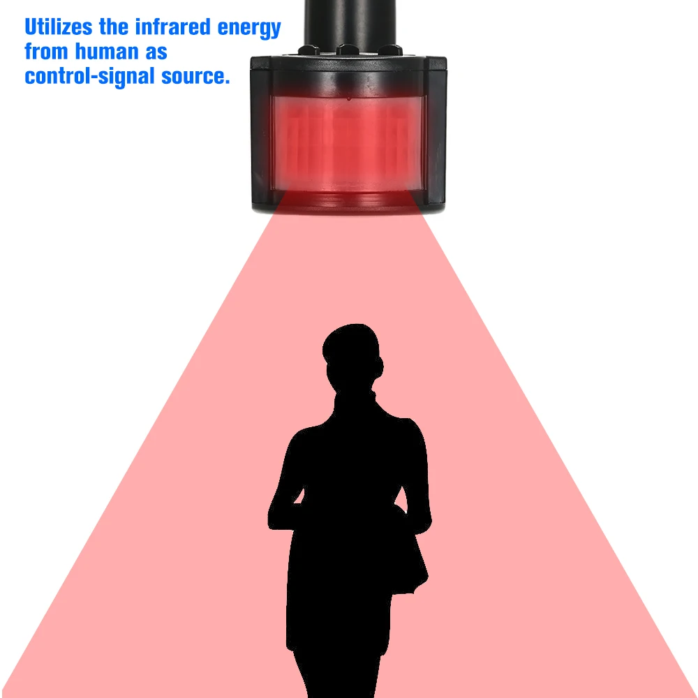 

180 Degree PIR Induction Motion Sensor Detector Wall LED Light Auto Switch IR Human Infrared Detector Waterproof 12M Home Safety