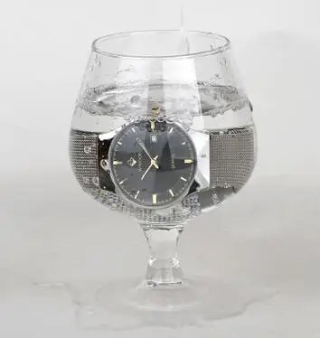 Новый модный бренд высшего класса luxury HongC часы мужчин сетка из нержавеющей стали