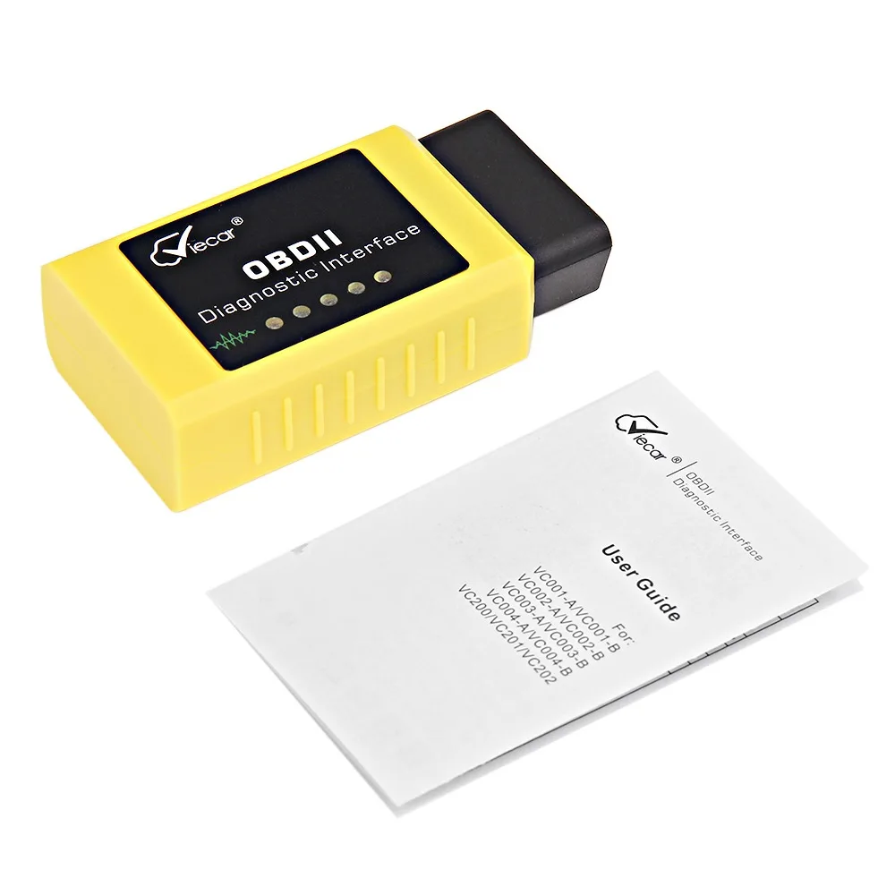 VieCar VC003-A OBDII 2 ELM327 Diagnostic Interface Scan Tools Bluetooth 2.0 Car Scanner for Android Torque/Windows |