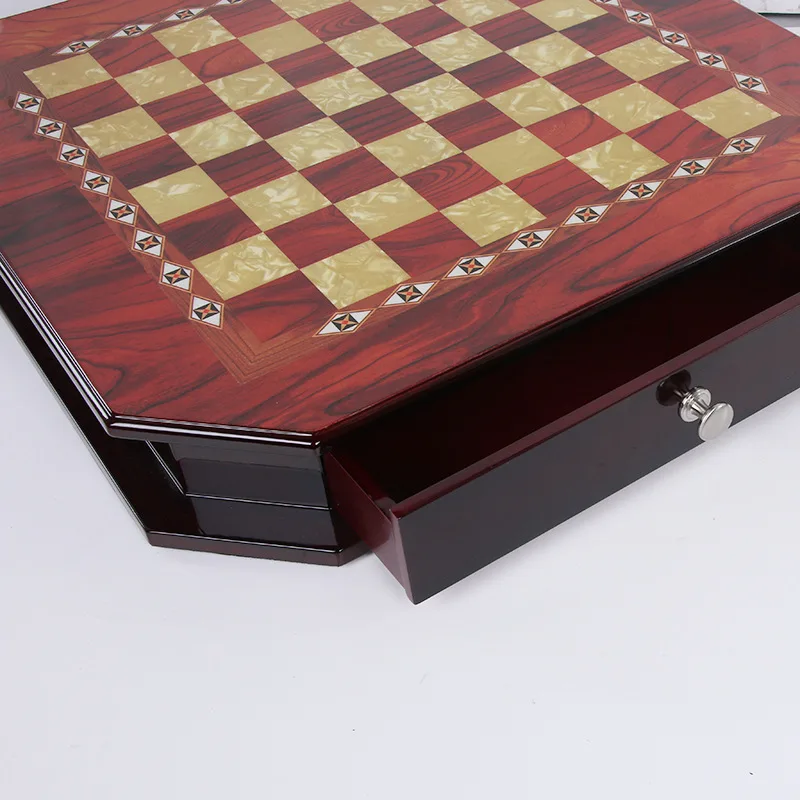 

New Gold and Silver High-end Chess Folding Chess Board High-end Puzzle Board Game