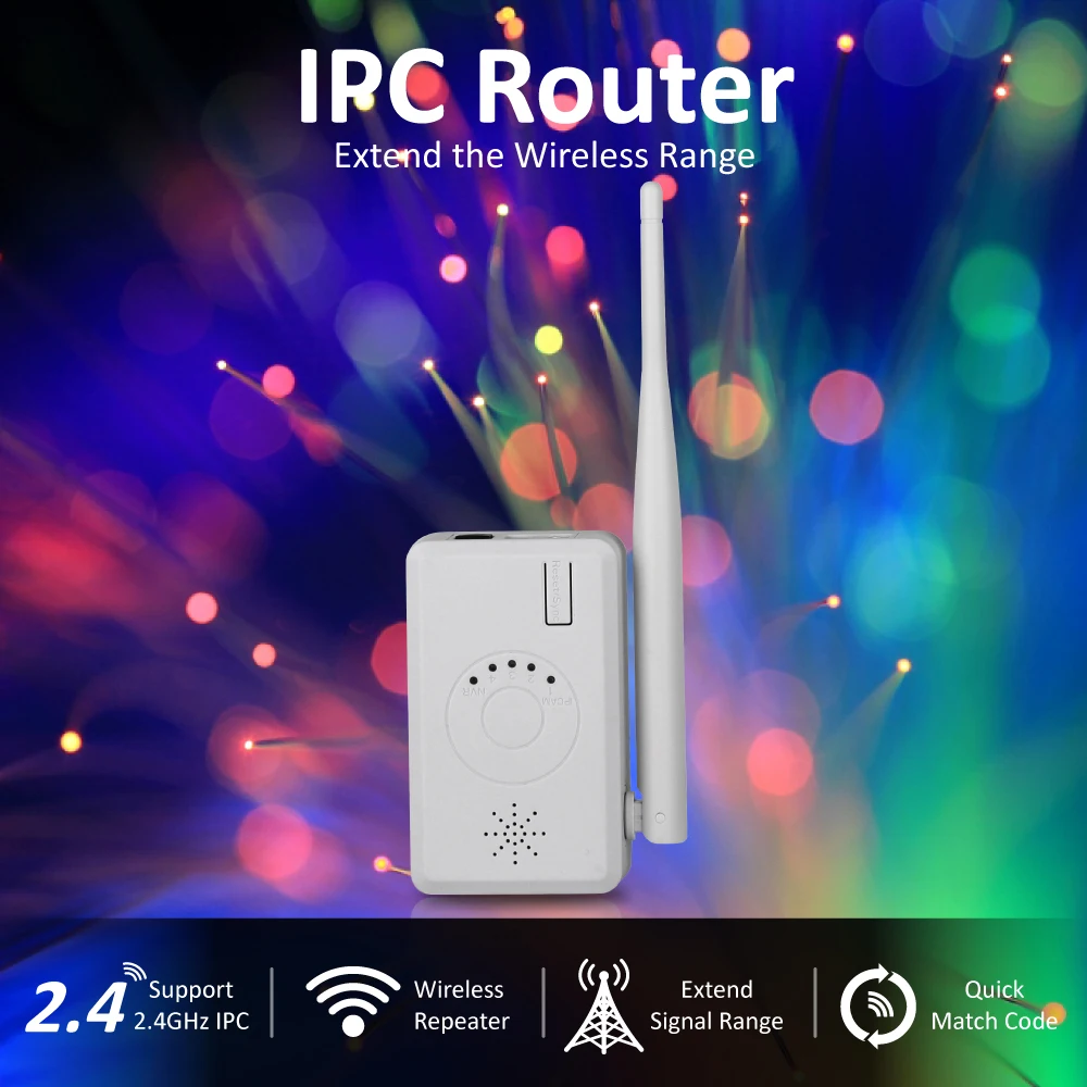 Einnov IPC маршрутизатор расширение диапазона WiFi 30 м для система камер домашней безопасности беспроводная камера s Wifi усилитель сигнала 2,4G Wifi IPC