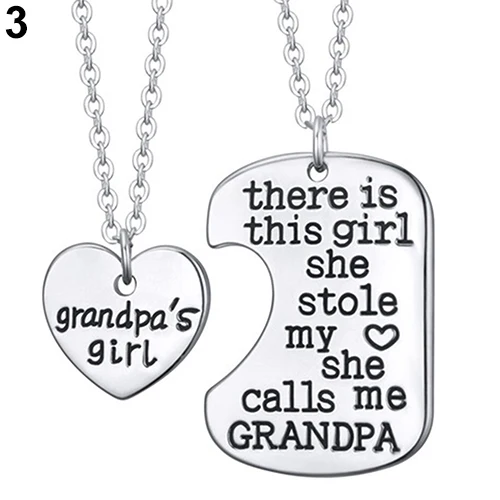 Ожерелья цепочки с кулоном для мамы и папы 1 комплект 2 шт.|chain necklace|girl pendantdaddys girl |