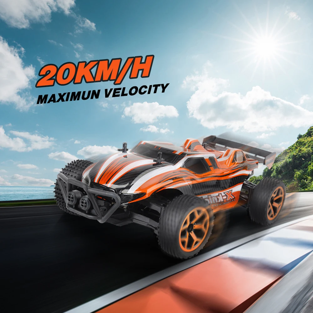 1/18 Радиоуправляемый автомобиль 4WD 2 4G высокоскоростной 4CH модель дорожного
