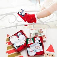 wholesales christmas socks kids cotton fun crew 4 pair pack toddler funny gifts for