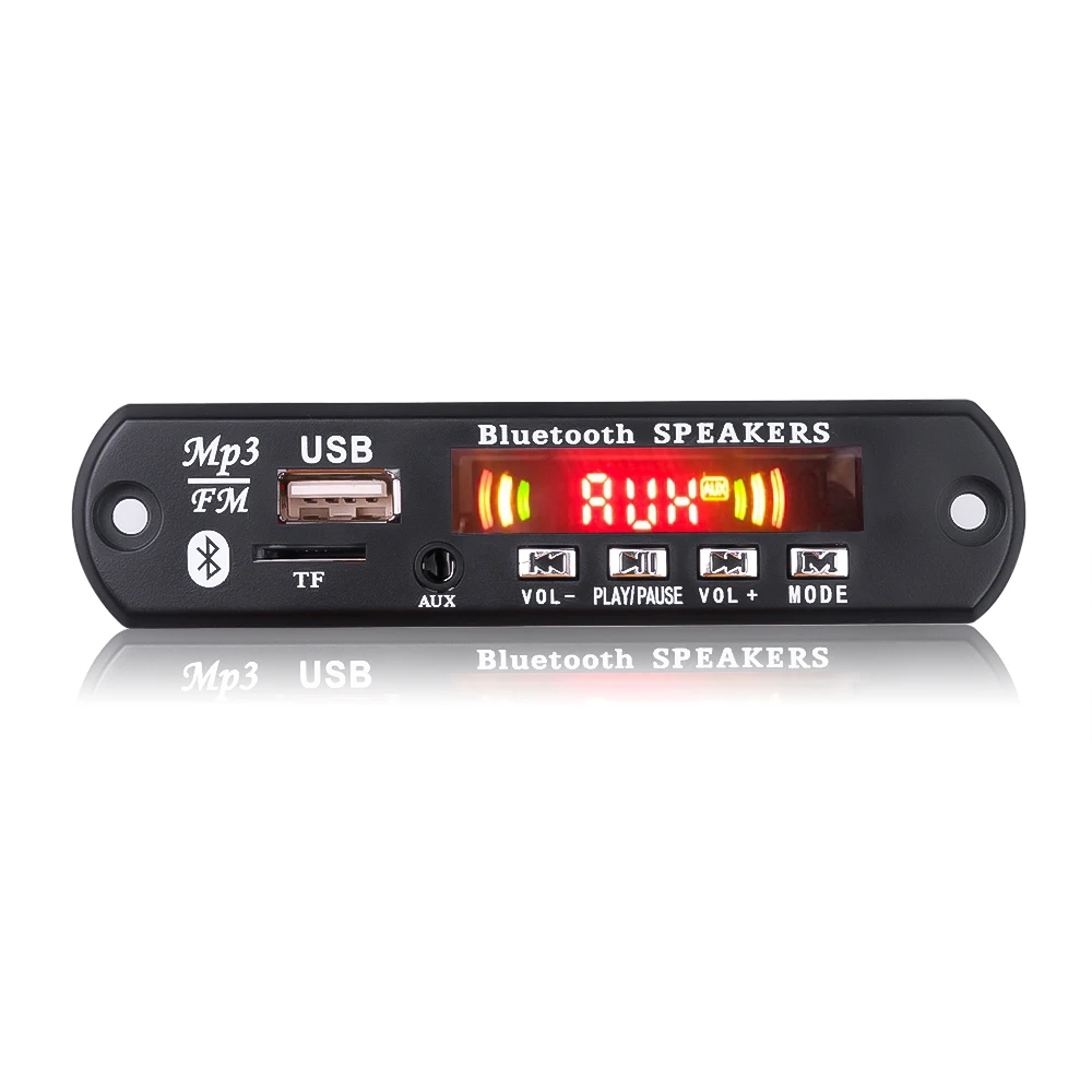 Беспроводной Bluetooth 5 0 MP3 WMA декодер плата в 12 В автомобильный аудио USB TF FM радио