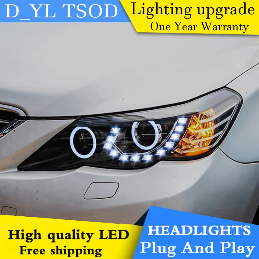 Car Styling Headlights for Toyota Reiz 2010-2013 LED Headlight Head Lamp Daytime Running Light DRL Bi-Xenon HID | Автомобили и