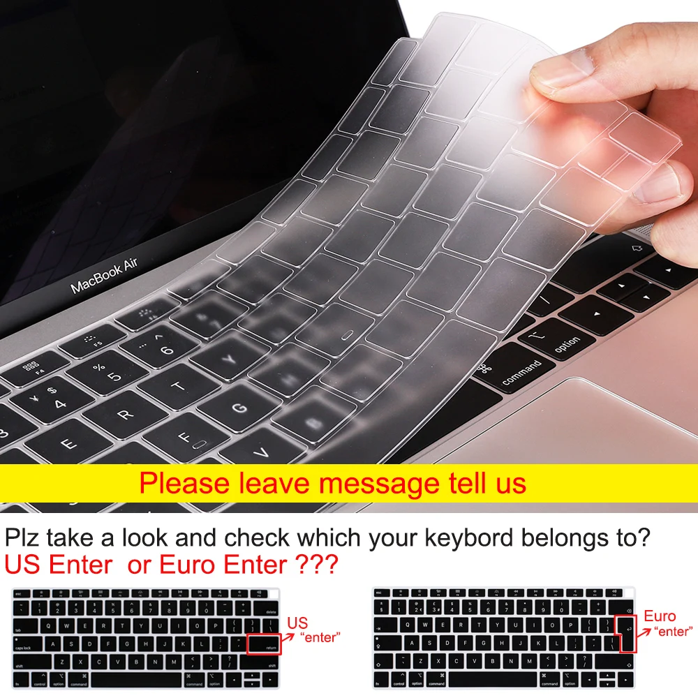 Redlai прозрачный чехол Dear для Macbook Air 13 дюймов A1932 A2179 2020 Mac Pro Retina 16 Сенсорная панель