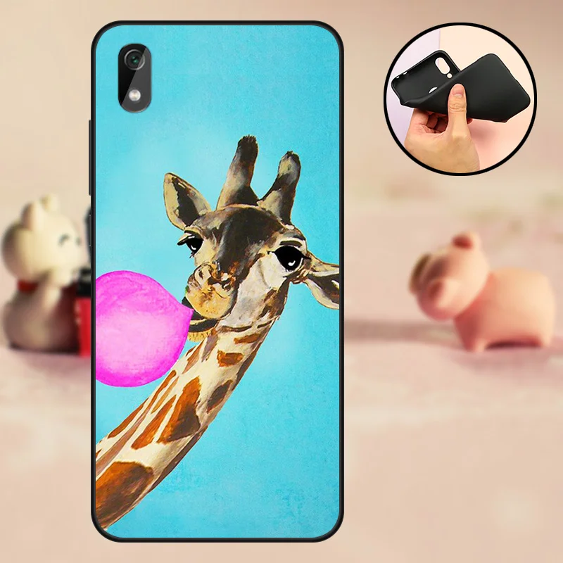 Чехол для мобильного телефона Redmi 7A Funda Coque Xiaomi силиконовый матовый чехол задней