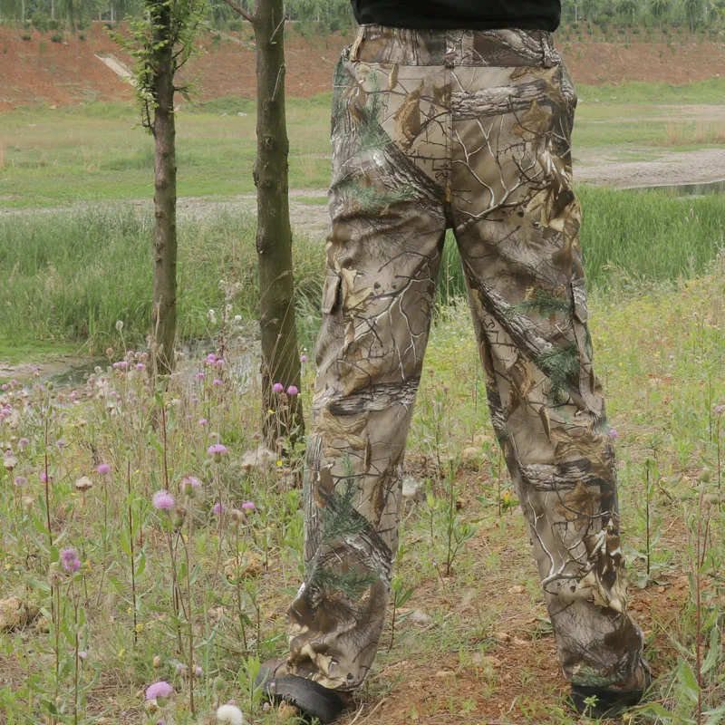 

New Summer Bionic Camouflage Climbing Suit Long Sleeve T-Shirt Full Pants Tactical Military Sunproof Suit Hunting Ghillie Suit
