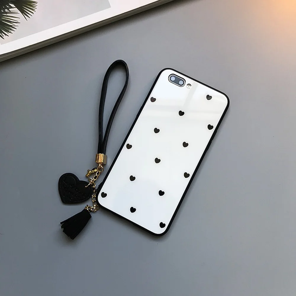 Чехол на шнурке с кисточкой для Samsung Galaxy S20 Ultra S8 S9 Plus S10 Lite Note 8 9 из закаленного