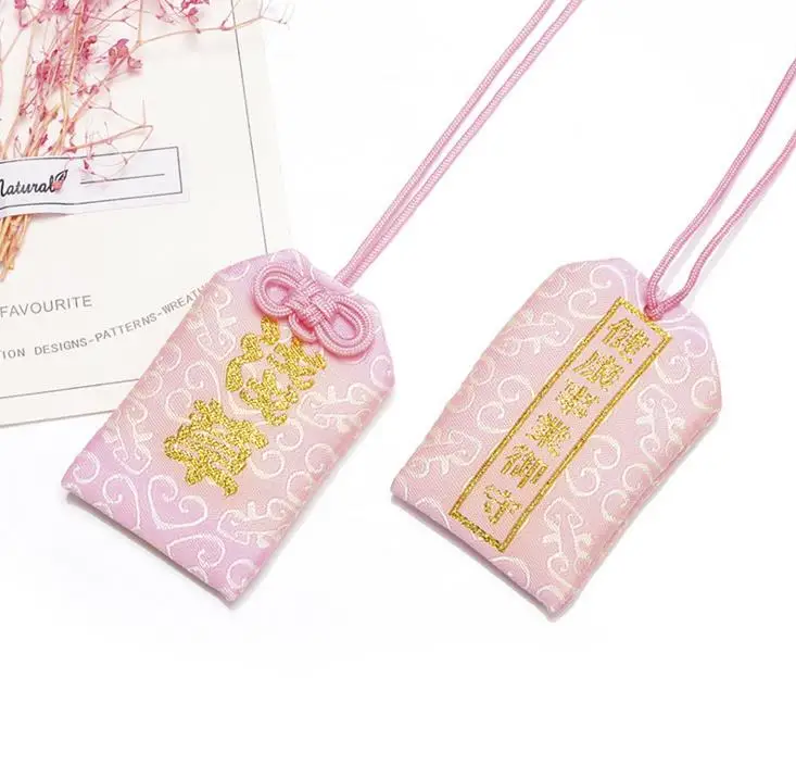 6 1 шт. Kawaii Omamori Фортуна успех работа любовь безопасность богатые телефон кулон держатель девушка ребенок подарок вечерние сувениры - Цвет: 6