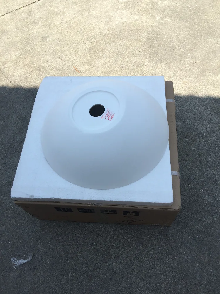 

Bathroom Round Solid Surface Acrylic Resin Counter top washbasin Cloakroom Vanity Vessel Sink 38323