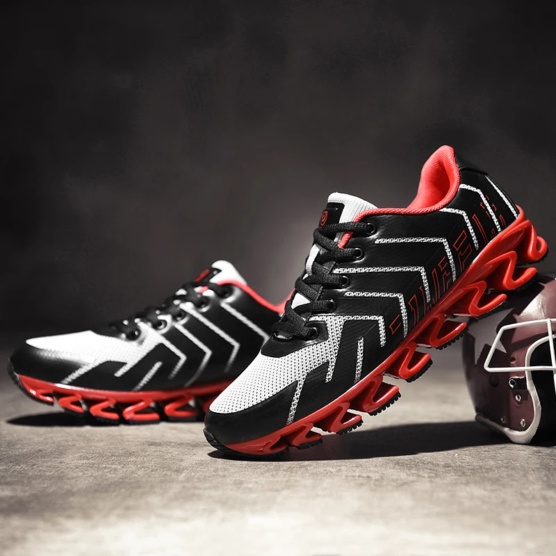 Новинка 2019 г. супер крутые дышащие кроссовки для бега мужские Весенняя