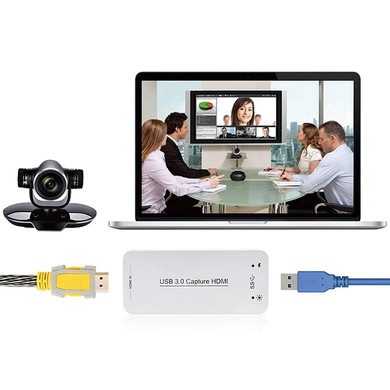 Usb 3 0 адаптер для захвата Hdmi к устройство игр в режиме реального времени Ps4 Xbox One 360