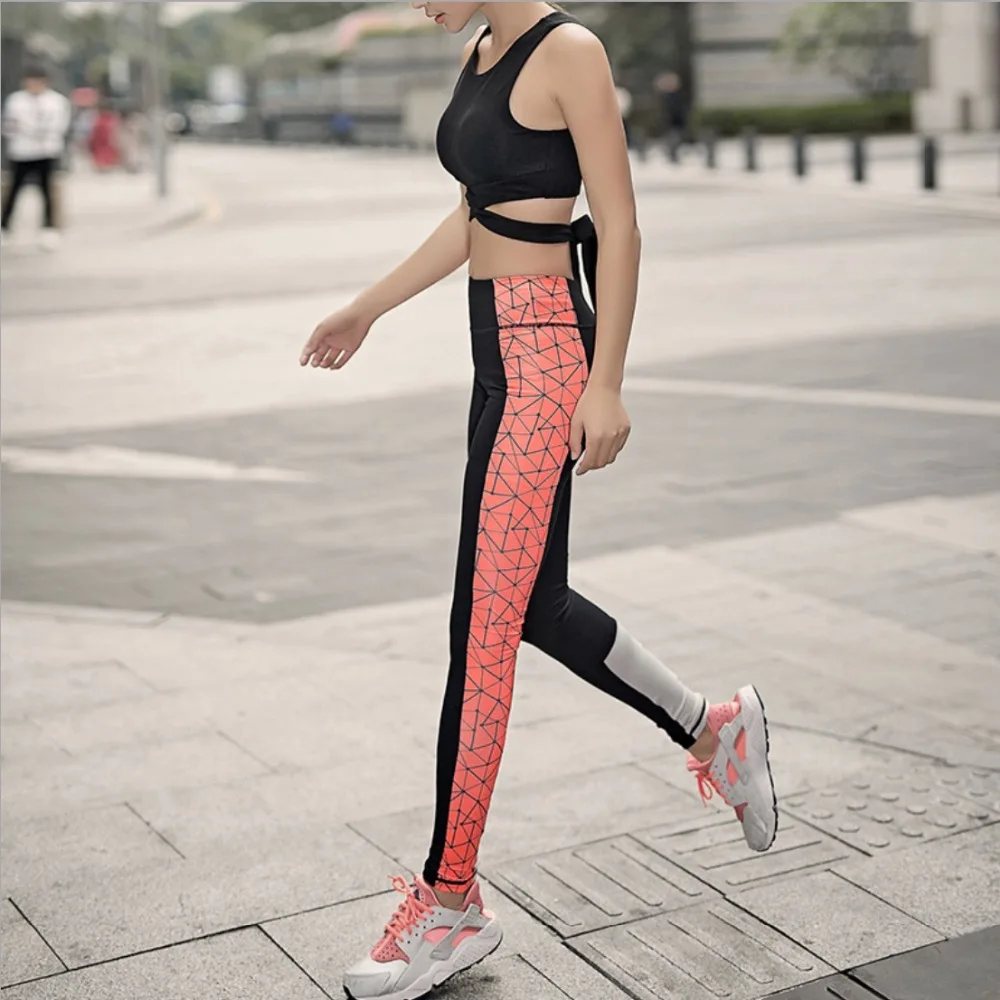 EF Спортивные Леггинсы тренировки Для женщин Йога Фитнес леггинсы для спортивные