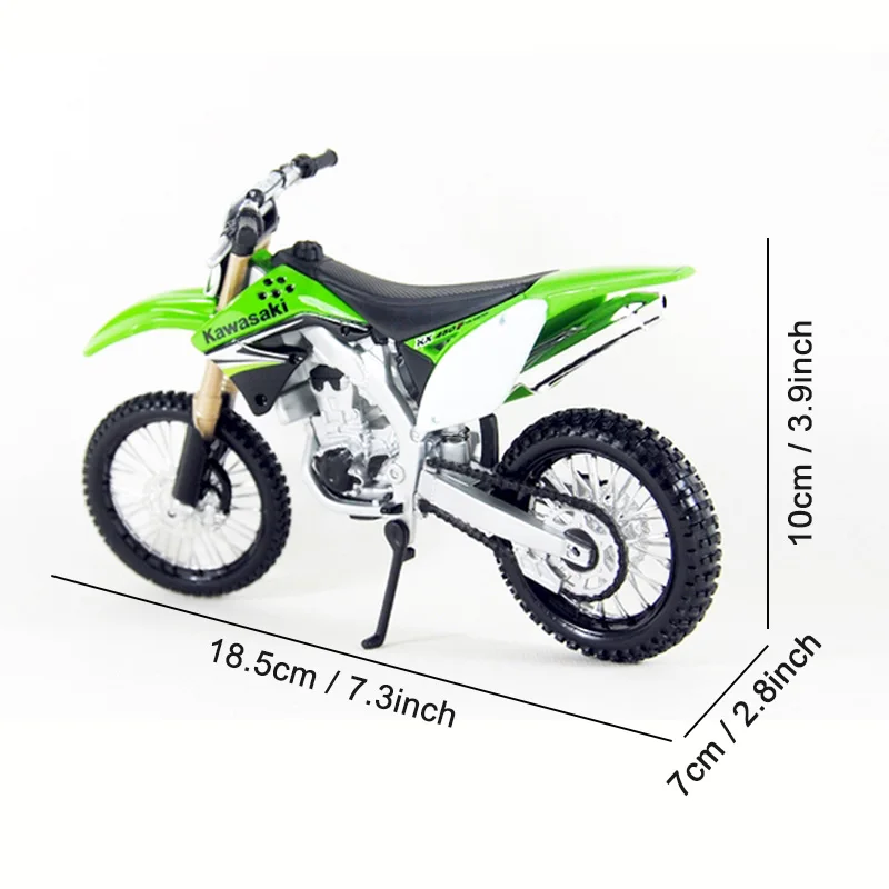Мотоциклетная игрушка Maisto 1:12 KX450F наборы моторных автомобилей сделай сам сборный