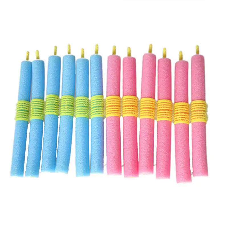 XY Fancy 12 шт. шерсть самослипание волосы бигуди Curl волосы бигуди DIY губка магия волос щипцы для завивки волос плойка Конусная