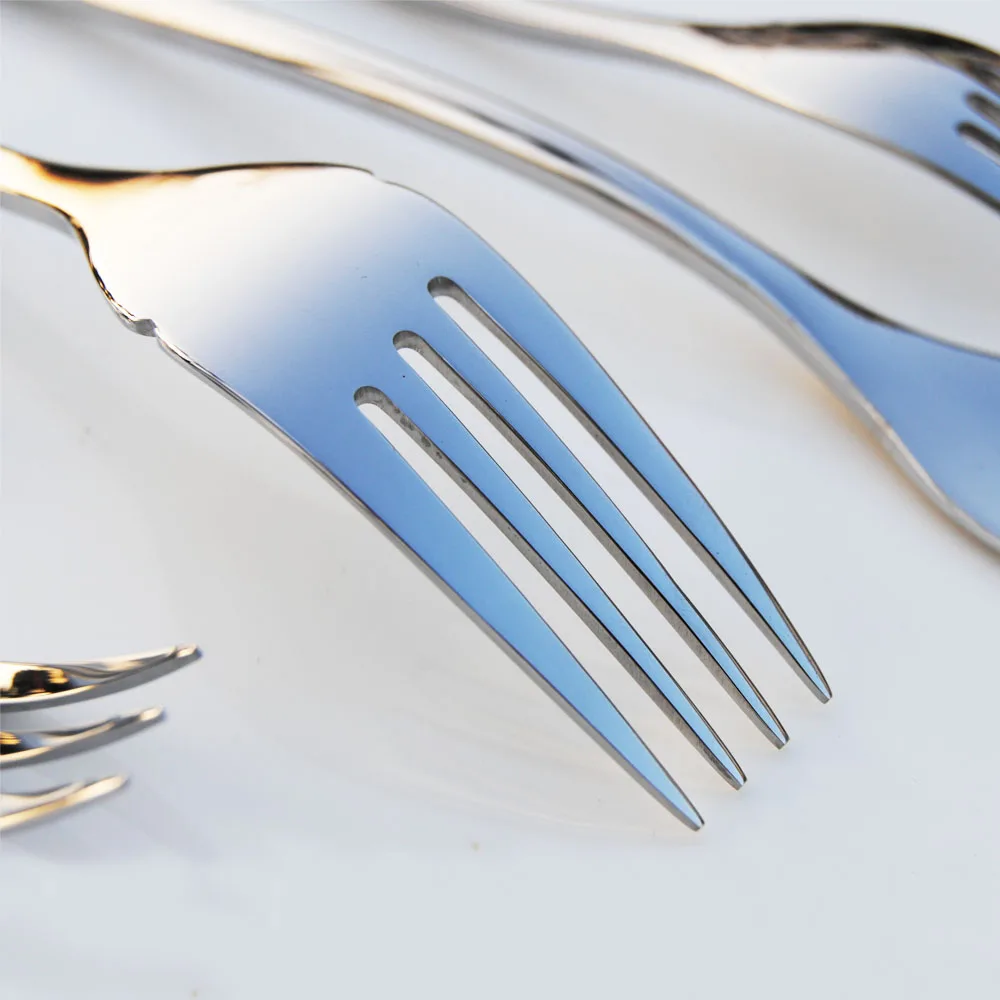 Набор вилок из нержавеющей стали комплект 6 предметов с элегантной длинной