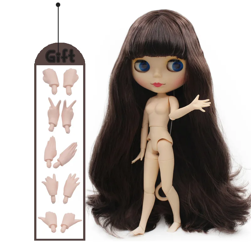Hands NO.6 Заводская кукла Neo Blyth, матовое лицо, 1/6 BJD, шарнирная кукла Blyth, куклы для девочек, игрушки для новорожденных детей 5 - Цвет: Hands NO.6