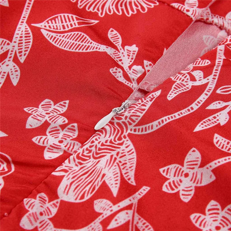 Женское платье с цветочным принтом JAYCOSIN пляжное из шифона в стиле бохо на лето