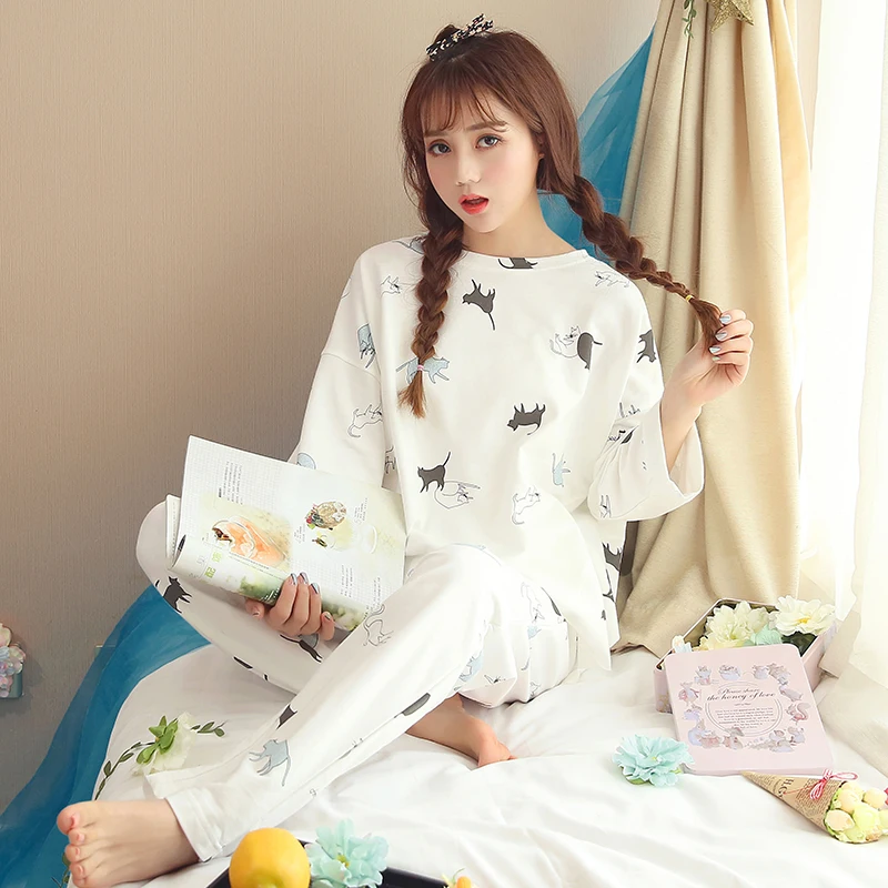 Новинка осенняя домашняя одежда для отдыха брендовая полосатая Пижама