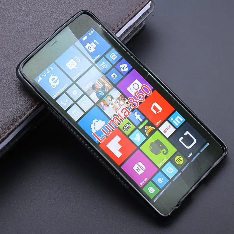 8 Color S-Line Anti Skidding Gel TPU Slim Soft Case Back Cover For Microsoft Nokia Lumia 850 Mobile Phone Rubber silicone Bag |
