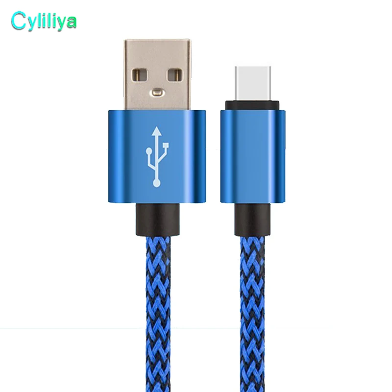 300 шт. Плетеный текстильный кабель Micro USB 1 м 3 фута 2 для зарядки сотовых телефонов