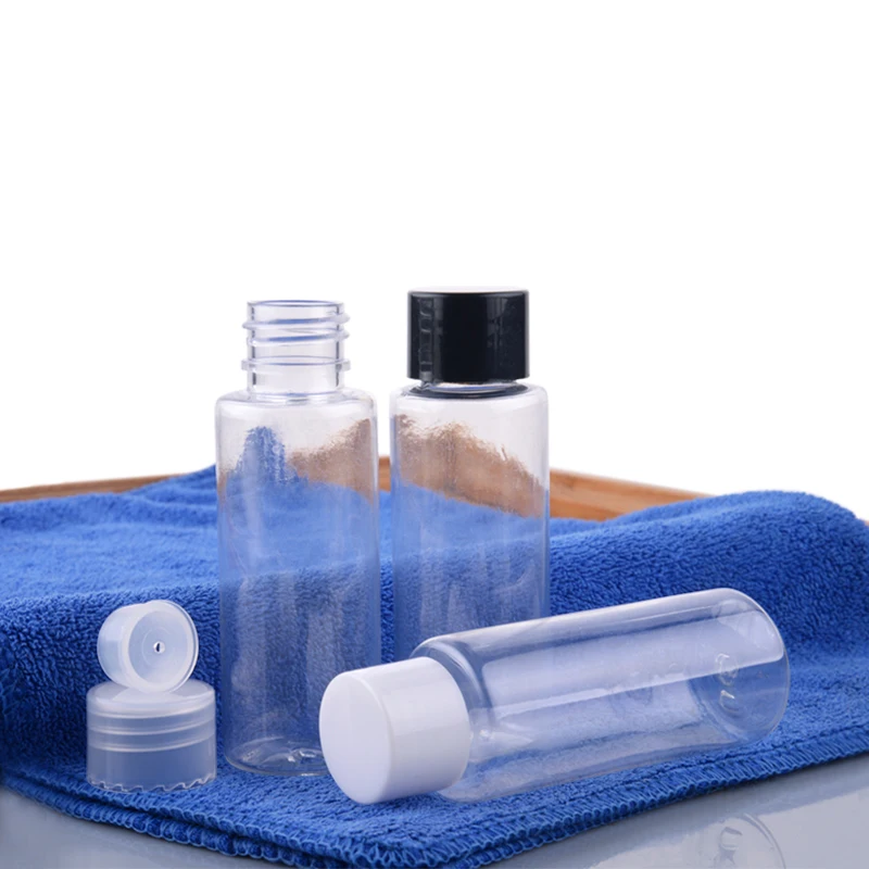 

50pcs 40ml Transparent screw cap bottle Hand washing liquid bottle Travel cosmetic packaging bottle Perfume bottles