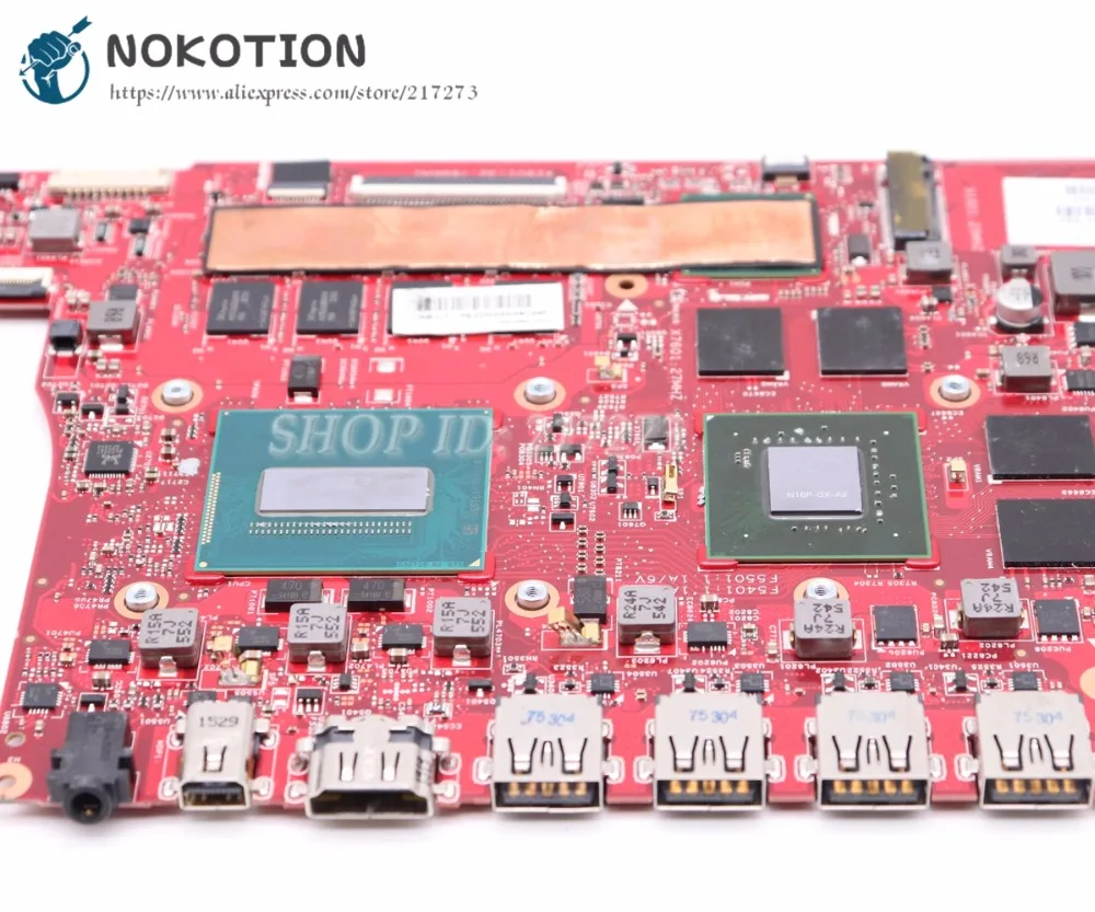 Kaufen NOKOTION 806343-501 806343-001 Für HP OMEN 15 15-5000 15-5114TX Laptop Motherboard 15,6 Zoll SR1Q8 I7-4720HQ 8 GB RAM GTX 960 Mt