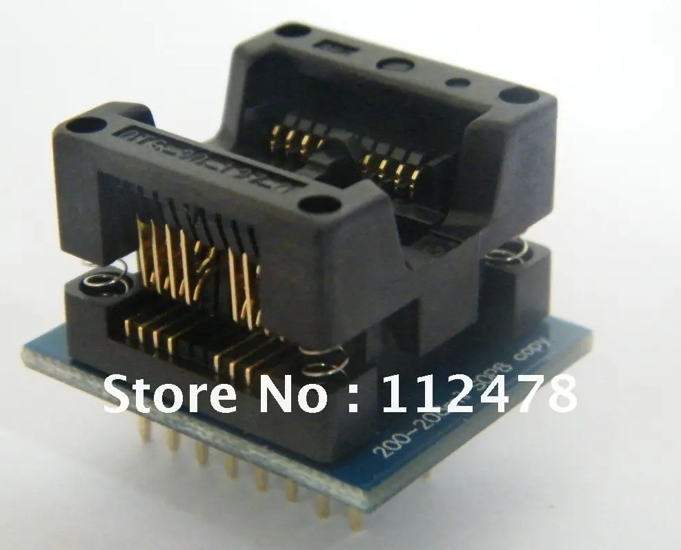 Бесплатная доставка/Универсальный сокет с двумя разъемами SOP8 в DIP16/переходник