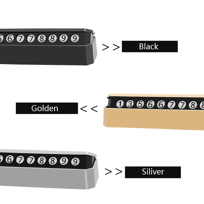 Автомобильная временная парковочная карта с светящимся ночным светом, уведомляющая о номере телефона, на наклейке в стиле "рокер-переключатель", автодополнение.