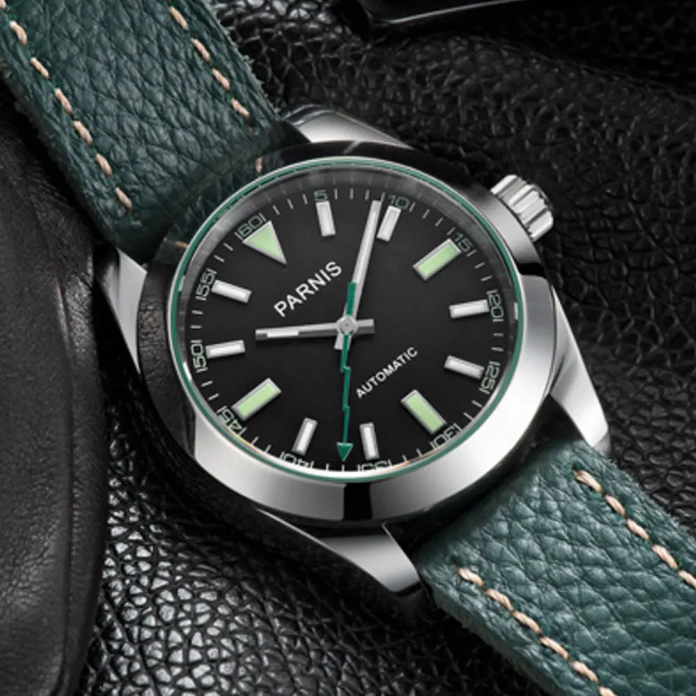 Мужские автоматические часы с сапфировым стеклом 40 мм | Наручные