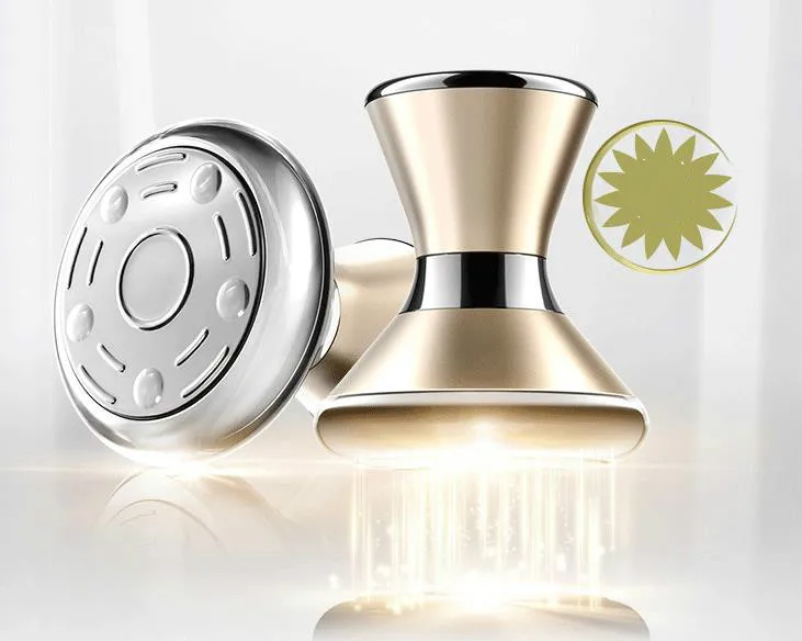 Массажер для лица HANRIVER Micro с магнитным электрическим гиром и маленькими думбеллами для импорта микровибраций.