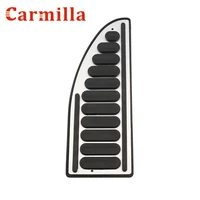 carmilla stainless car foot rest pedal cover for ford focus fiesta mondeo kuga footplate footboard pedals auto accessories