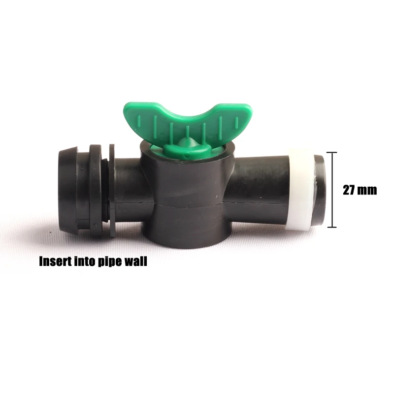2 шт. NuoNuoWell 1 &quot(N45) прямой запорный клапан капельная лента для сада теплицы Микро