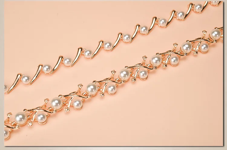 See Orange Summer Dress Pearl Beads Belt Metal Belt for women Designer Japanese Sweet Belt Dress Coat Accessories SO4112