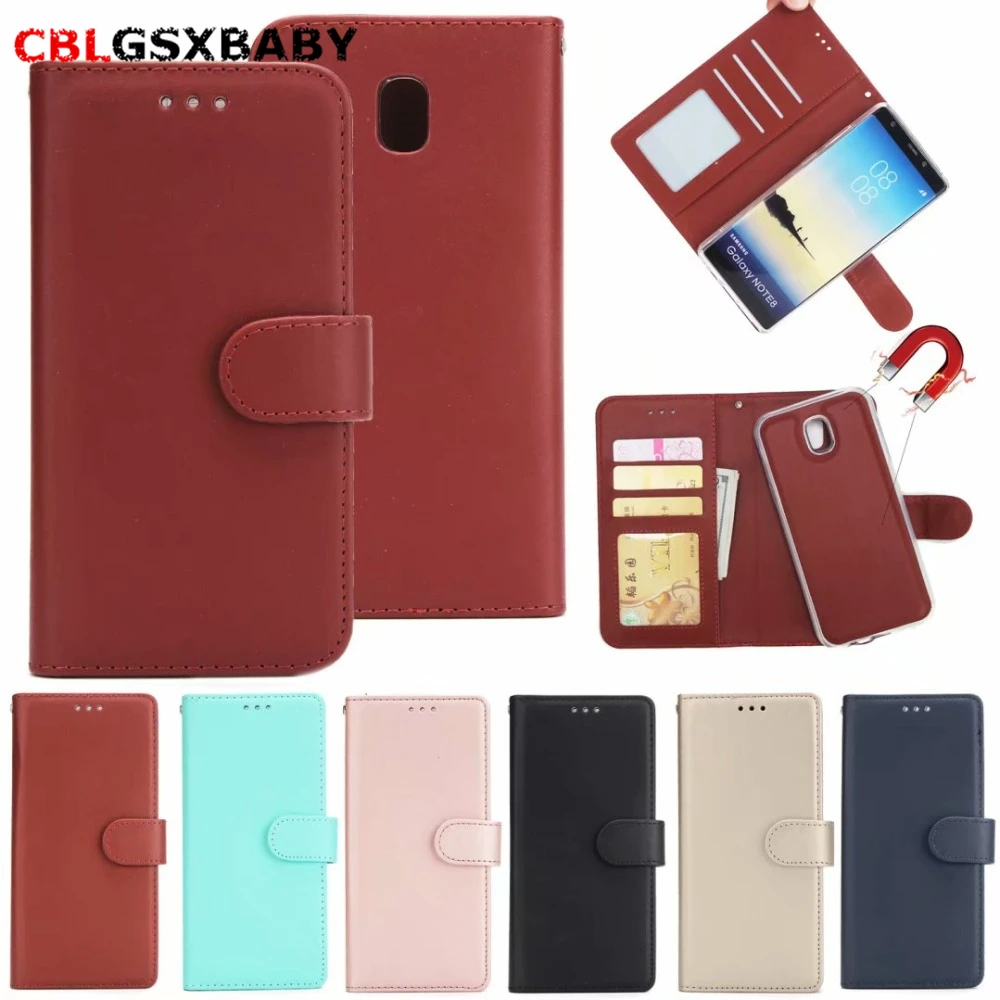 Магнитный кожаный чехол кошелек 2 в 1 для Samsung Note 20 10 9 S20 S10 S9 S8 телефона съемный