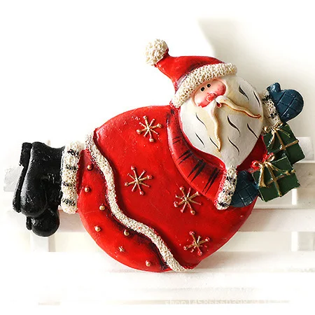 Sant Claus Fly C Большой Рождественский Сант Клаус магниты на холодильник Белая Доска стикер магниты на холодильник свадебное украшение Любовь подарки украшение дома - Цвет: Sant Claus Fly C