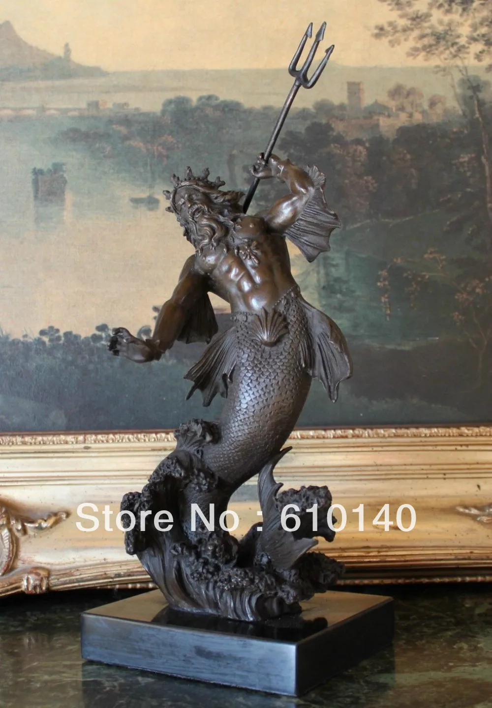 Статуя Из бронзового мрамора греческий бог морской дайвер|statue antique|marble statuemarble lion