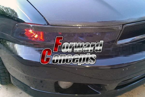 Для углеродного волокна 97 02 GALANT VR4 JDM фары Брови Веки|eyelid|eyelids headlightseyelid fiber |