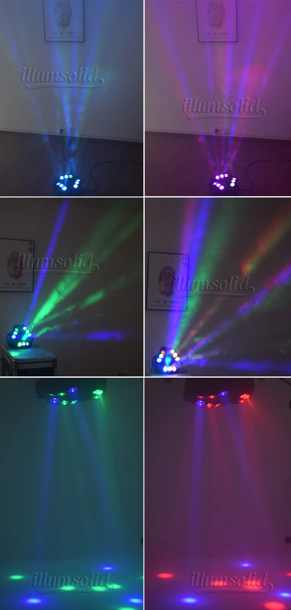 Мини-штатив-свет 9x12 w переносное потолочное освещение вечерние свет dmx512 светодиодные диско шар сценическое освещение