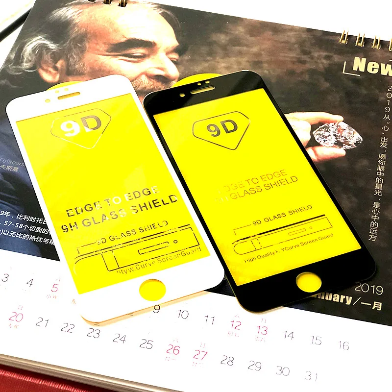 Защитное стекло 9D для iphone 7 6 6s 8 plus Защита экрана X закаленное XR XS MAX защита