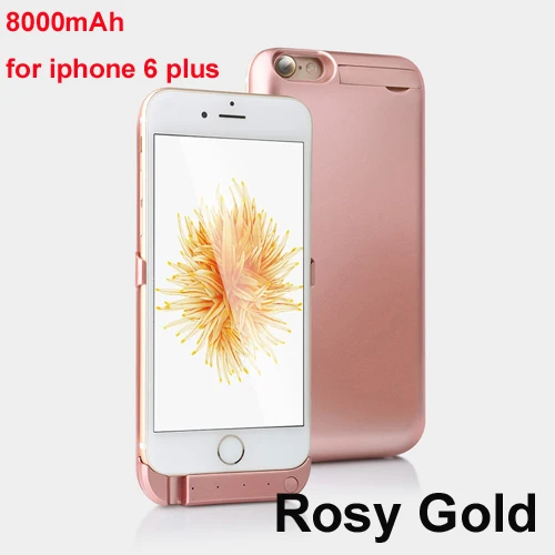5.5 for i6P i6SP Goldfox батарея чехол для iPhone 6 s 6s 5000/8000 мАч банк питания Зарядка чехол для iPhone 6 6s плюс зарядное устройство чехол - Цвет: 5.5 for i6P i6SP