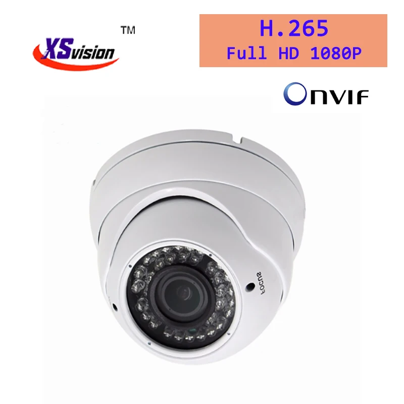 XS Vision H.265 домашняя 2 8 12 мм варифокальный объектив 4X ручной зум Full HD 1080P 2MP IP
