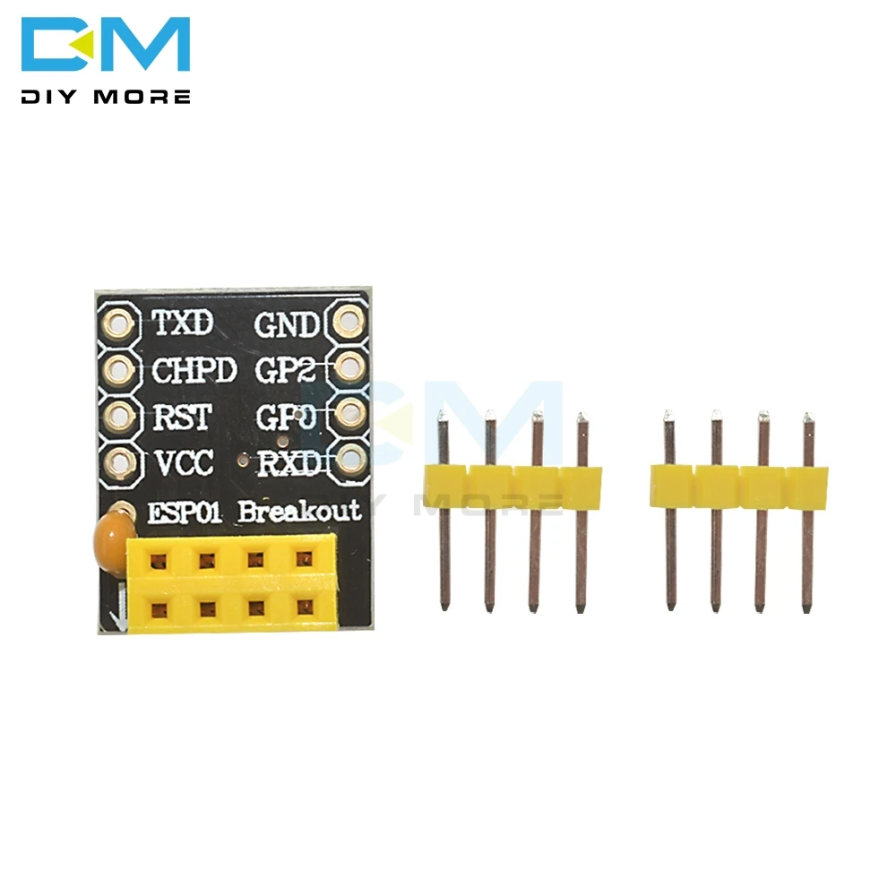 Diymore для ESP 01 Esp8266 01S модель ESP8266 серийный макетный адаптер WiFi трансивера Breakout UART