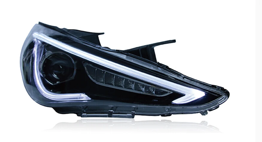 HID, 2011~, автостайлинг, фара Sonata, Solaris, accent, Elantra, Genesis, i10, i20, santa fe, tucson, lantra; Sonata Головной фонарь