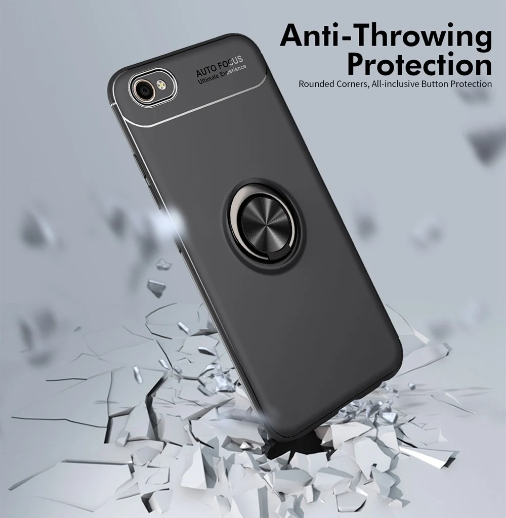 Luxury Soft TPU Cover for Xiaomi Mi 8 Lite Youth Armor Case Car Ring Holder Xiomi Mi8 X Dual Sim Silicone Capa Coque |
